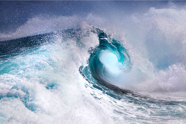 Fotomural la ola del mar